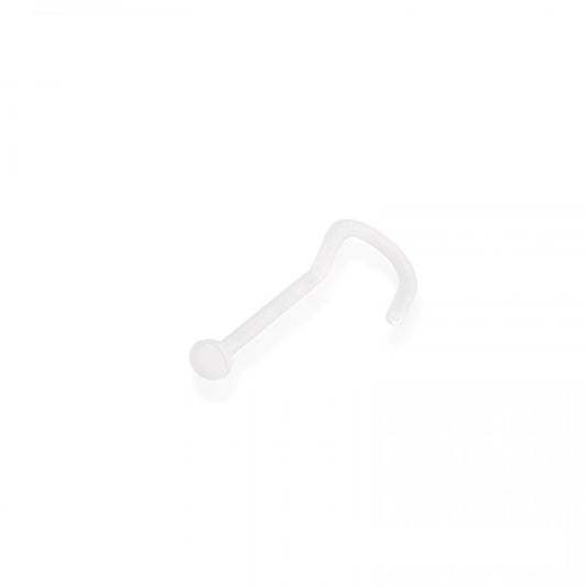 (4PCS) BIO-FLEX NOSE FISH HOOK WITH ACRYLIC BALL